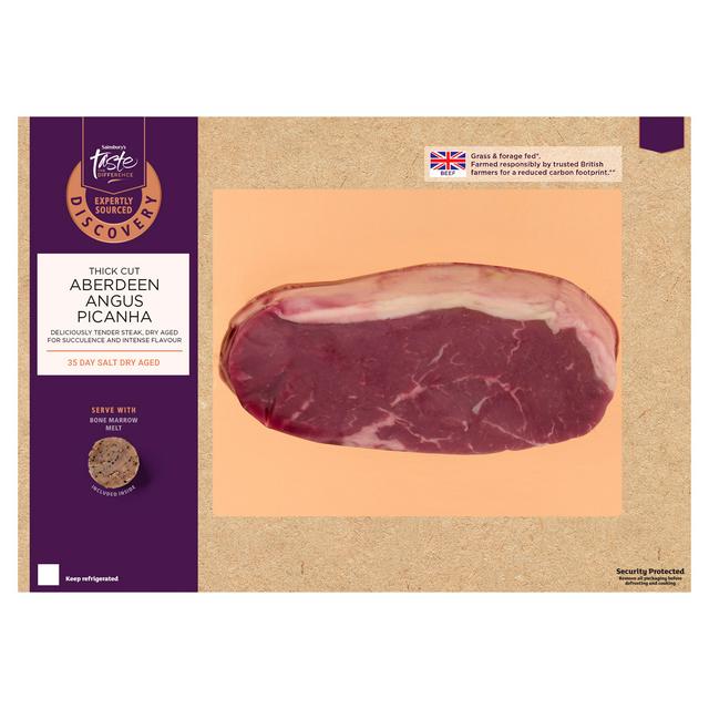 Sainsbury's Discovery 35 Day Dry Aged British Picanha Steak, Taste the Difference