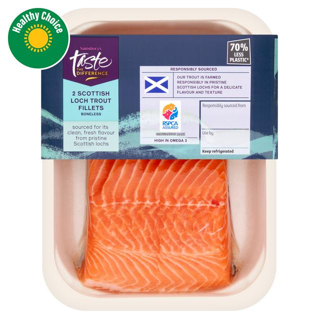 Sainsbury's Loch Trout Fillets, Taste the Difference x2 240g