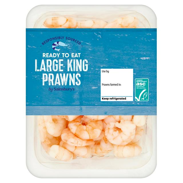 Sainsbury's Large King Prawns ASC 300g