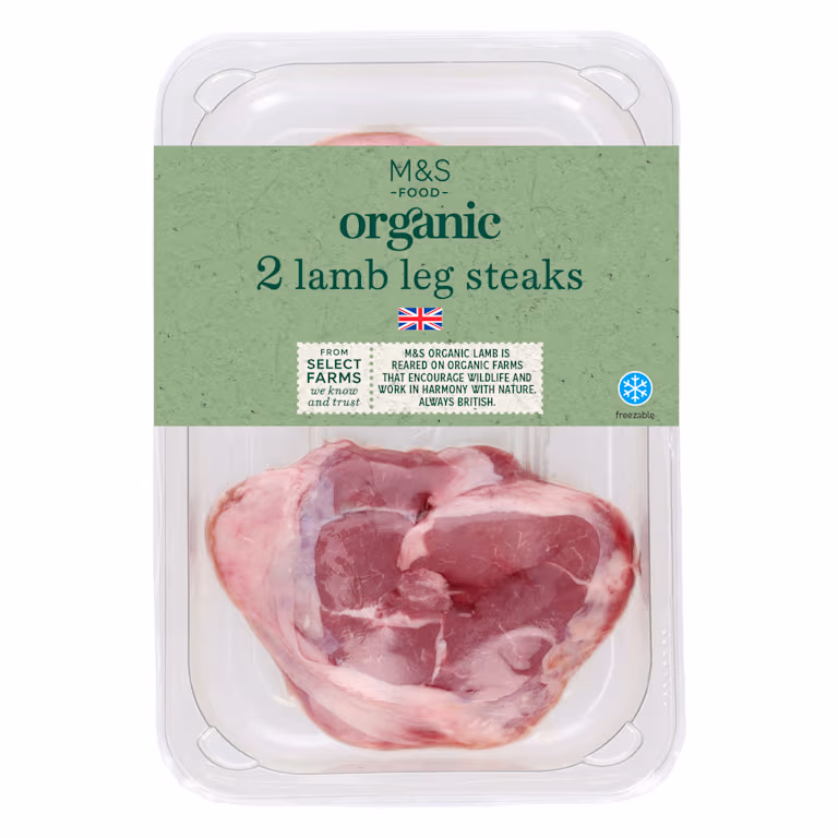 M&S 2 Lamb Leg Steaks