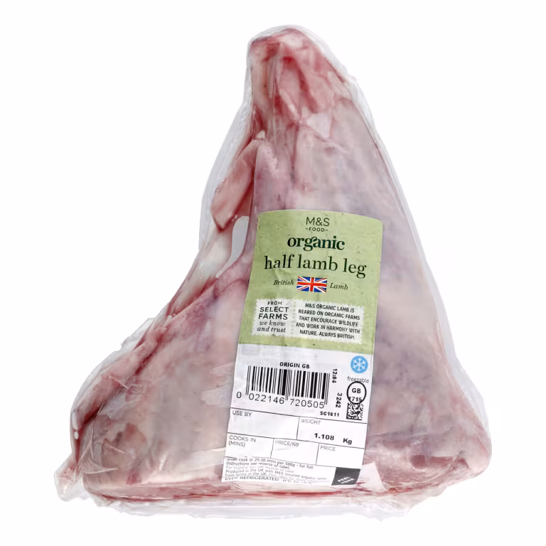 M&S Half British Lamb Leg
