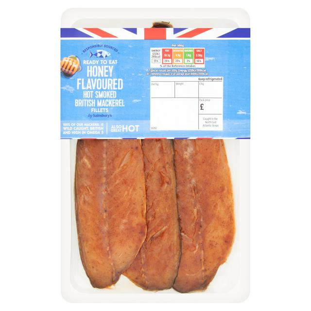 Sainsbury's Honey Smoked Mackerel (approx. 250g)
