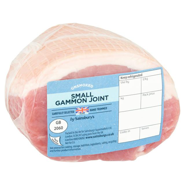 Sainsbury's Unsmoked Small British Gammon Joint approx. 800g
