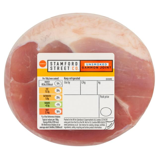 Stamford Street Co. Unsmoked Gammon Joint approx. 1.05kg