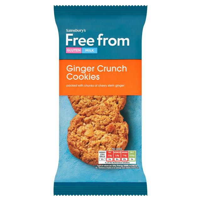 Sainsbury's Free From Ginger Crunch Cookies 150g