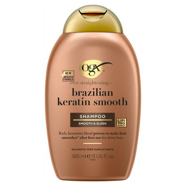 OGX Brazilian Keratin Smooth Shampoo for Dry Hair 385ml