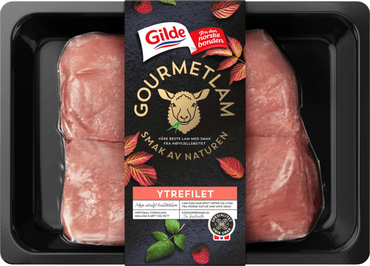 Ytrefilet Gourmetlam Ca500g