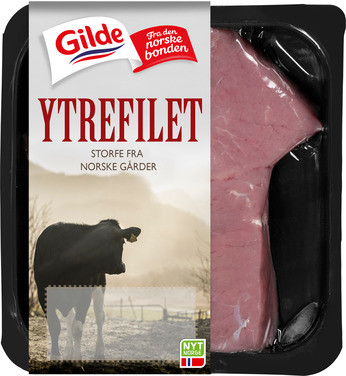 Storfe Ytrefilet Skivet 330g