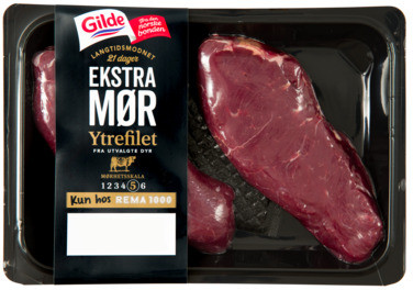 Storfe Ytrefilet 375g