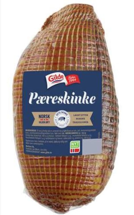 Pæreskinke Røkt hel i nett 1,1kg Gilde