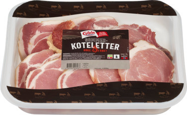 Bøkerøkte Koteletter 1,6kg