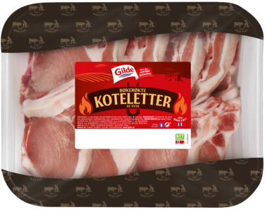 Koteletter Bøkerøkt 1,6kg Gilde