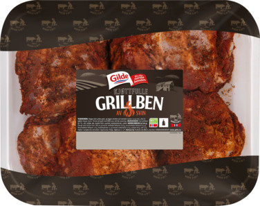 Svin Kjøttfulle Grillben Krydret 1,3kg