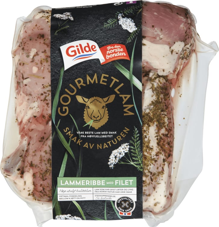 Lammeribbe m/Filet Ca700g Gourmetlam