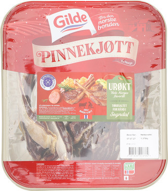 Pinnekjøtt Lam Kappet 1,5kg Gilde