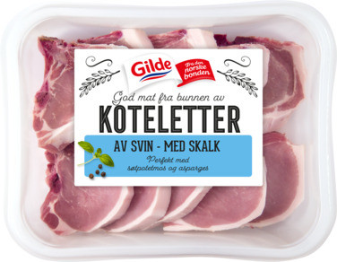 Koteletter av Svin med Skalk 1,8kg