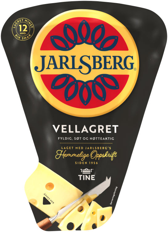 Jarlsberg 28% Vellagret Ca500g Tine