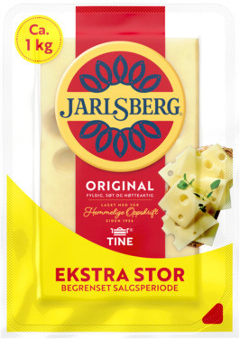 Jarlsberg 27% Skorpefri Ca 1kg Tine