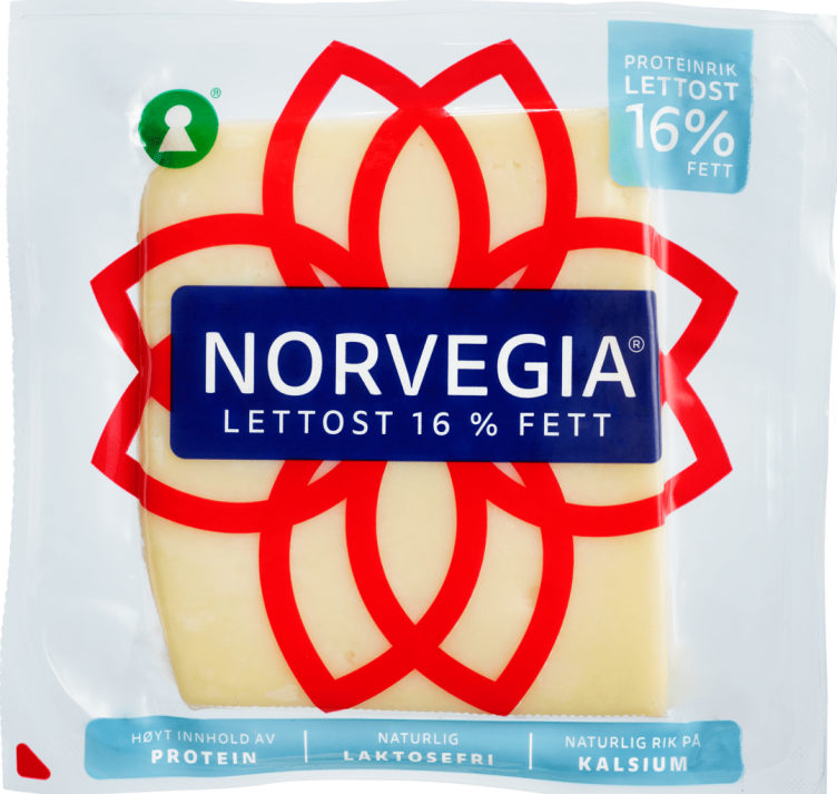 Norvegia Lett 16% Ca500g Tine