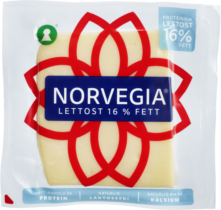 Norvegia Lett 16% Ca500g Tine