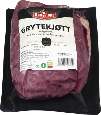 Grytekjøtt u/Ben Fersk