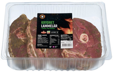 Krydret Lammelår Skivet Ca 800g