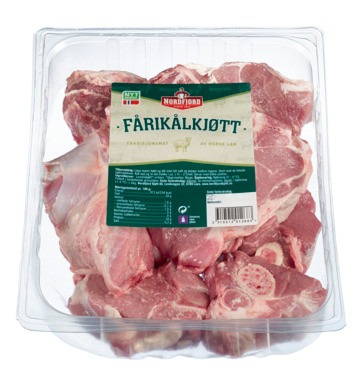 Fårikålkjøtt Lam Fersk