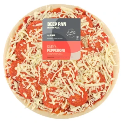 ASDA Simply Pepperoni Medium Deep Pan Pizza 367g