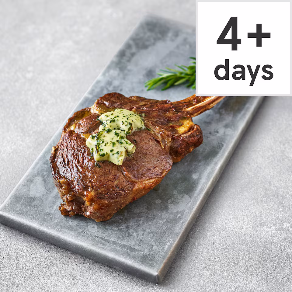 32. Tesco Finest 30-Day Matured Beef Tomahawk Steak 0.85-1.35kg (Serves 4-6)