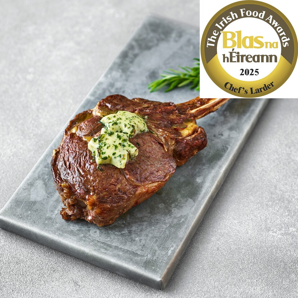 35. Tesco Finest 30-Day Matured Beef Tomahawk Steak 0.85 - 1.35kg (Serves 4-6)