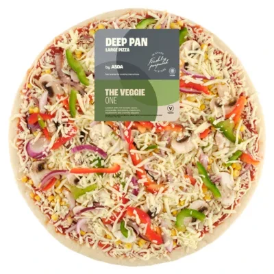 ASDA The Veggie One Large Deep Pan Pizza 1027g