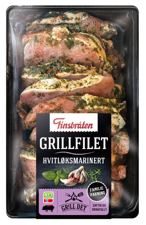 Svin Grillfilet Hvitløksmarinert Ca1,2kg