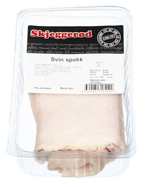 Svin Spekk Pk Ca 500g Skjeggerød Frys