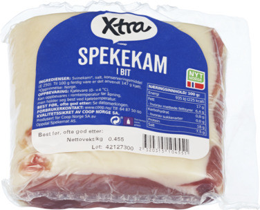 X-tra Spekeskinke Bit 500g Vv
