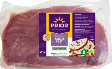Kalkunfilet Salt & Pepper 900g Prior