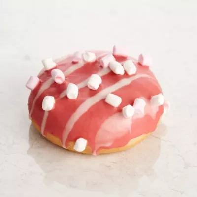 The BAKERY at ASDA The Bakery by  Pink Filled Mallow Donuts 2pk