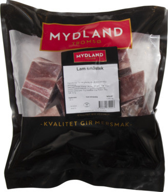 Lam Småstek Ca 1.3kg Fryst Mydland