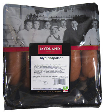 Kjøttpølser 1,1 kg Stk, Fryst