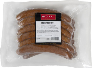 Rakettpølse Ca 1kg Frys Mydland