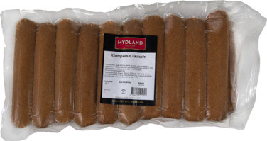 Kjøttpølse Skinnfri Ca 2,5kg Frys Mydland