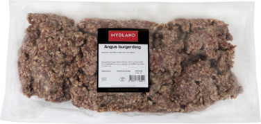 Angus Burgerdeig Ca 2,5kg Frys Mydland