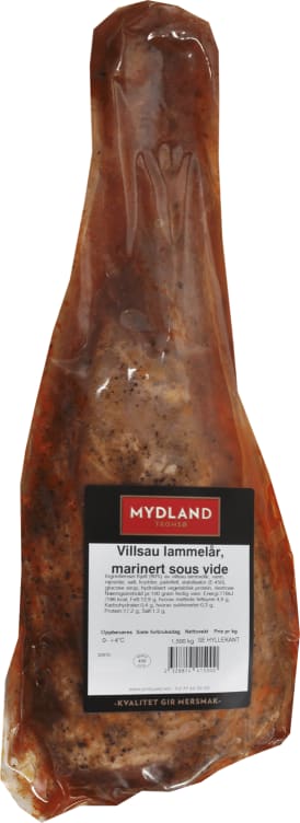 Lammelår Villsau Forkokt Ca1,7kg Mydland