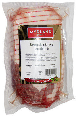 Svensk Skinke Benfri Rå Mydland