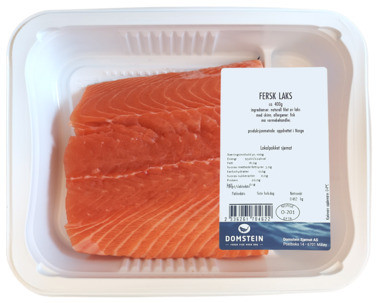 Laksefilet m/Skinn 400g