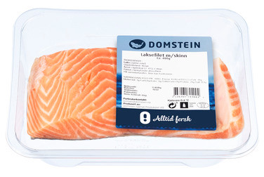 Laksefilet m/Skinn 400g