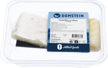 Torskefilet u/Skinn 400g