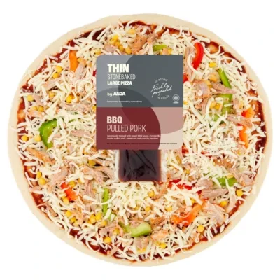 ASDA BBQ Pulled Pork Large Thin Stonebaked Pizza 786g