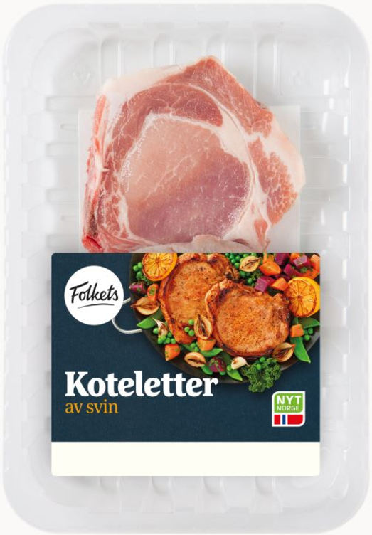 Svinekotelett 2pk Folkets