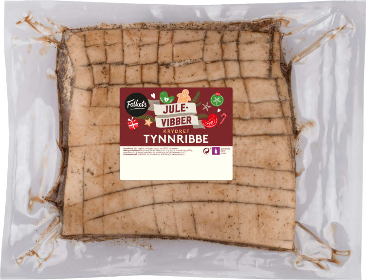 Svin Tynnribbe Krydret Ca3kg Folkets
