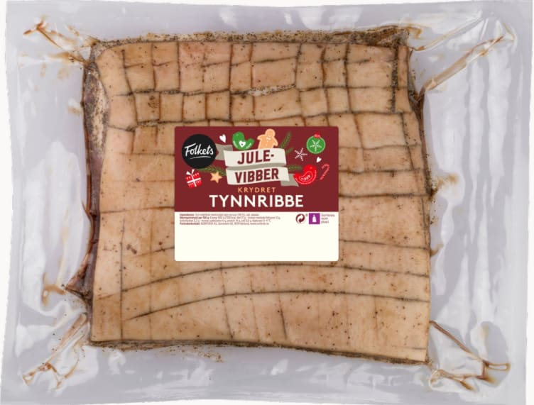 Svin Tynnribbe Krydret Ca3kg Folkets